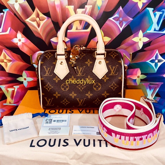 ❤️🦄💖AUTHENTIC BRAND NEW  SPEEDY 20 BANDOULIÈRE - Picture 6 of 11